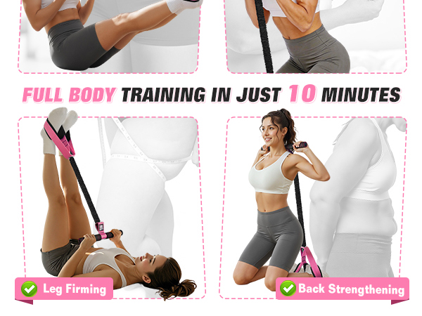 multifunction pedal resistance band