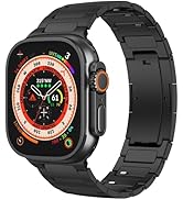 Zumyzu Pure Titanium Bands Compatible with Apple Watch Ultra 2/Ultra Series 10 9 8 7 6 5 4 SE, Ba...