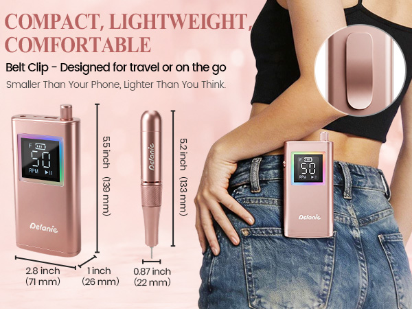 portable with belt clip