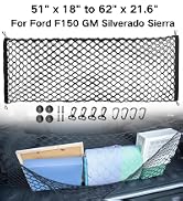 RED WOLF Truck Bed Cargo Net for Pickup Truck Bed Elastic Car Rear Trunk Cargo Storage Net 51''×1...