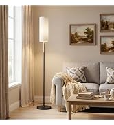 Ambimall 64'' Floor Lamp for Living Room with 3 Color Temperatures Bulb, Minimalist Pole Lamp, Wh...