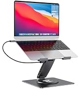 Laptop Docking Station for MacBook Pro/Air/Dell/HP/Surface HC 11-in-1 USB C Hub 360°Rotatable Lap...
