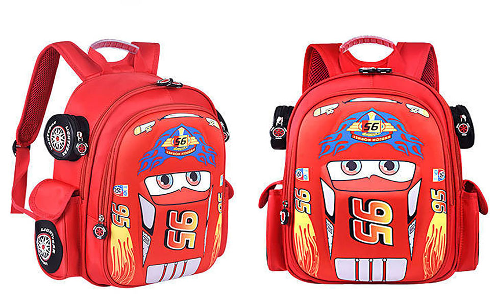 Cartoon Cars School Backpack