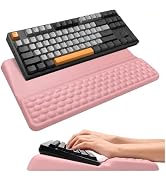 Luvzuni Keyboard Wrist Rest Stand Pad, Pink | Soft Memory Foam, Ergonomic Computer Wrist Support,...