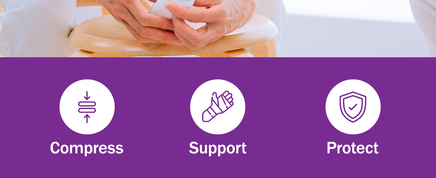 inch rolled bandage wound sterile