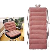 ELFJOY Desk Chair Cushion 100cm Office Chair Cushion Seat Cushion with Back Support Lounger Cushi...
