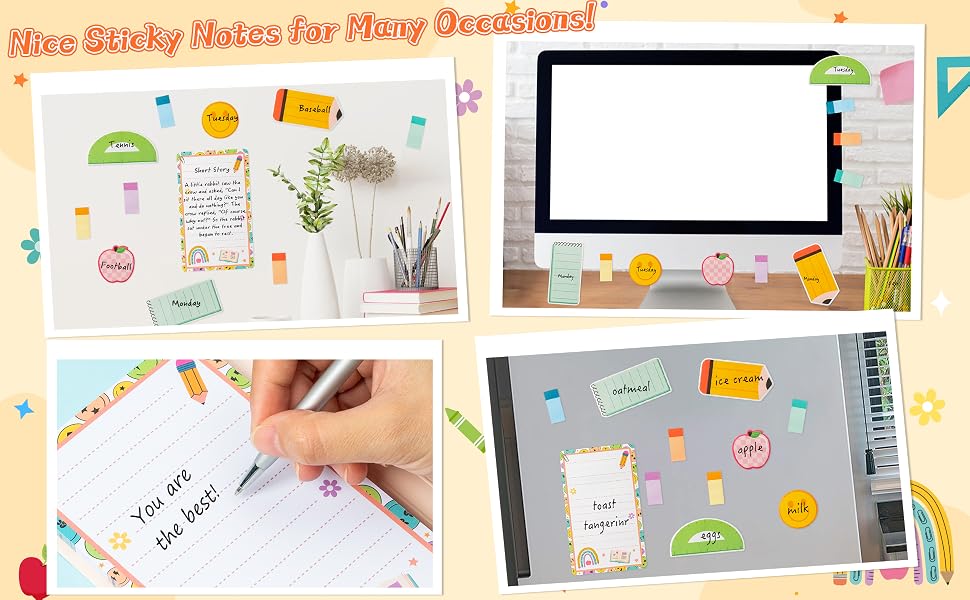 Retro Teacher Sticky Notes