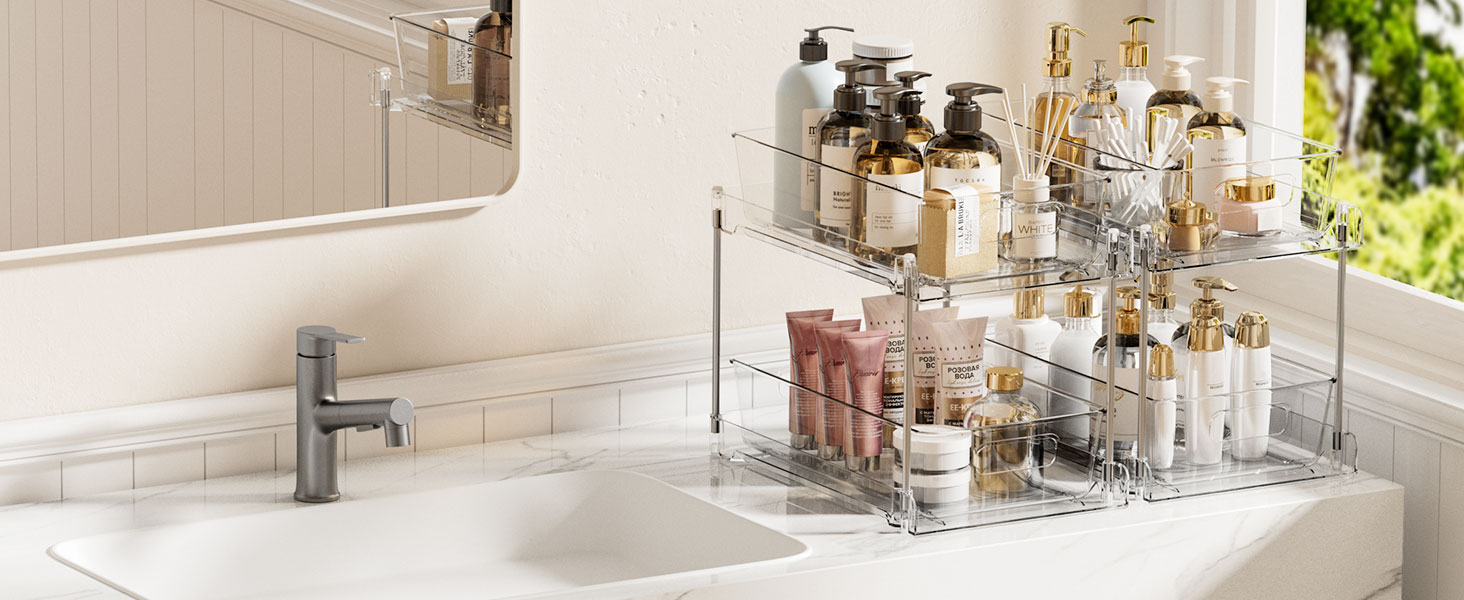 bathroom coutertop organizer