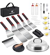 VIKEYHOME Griddle Accessories Kit, 28 Pcs Griddle Grill Tools Set, Professional Grill BBQ Spatula...