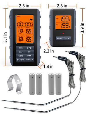 Remote Meat Thermometer Wireless
