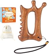 Olaemuo Wooden Gua Sha Tool for Face&Body - 6 in 1 Facial Massager for Lymphatic Drainage - Guash...