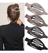 ATODEN Flat Hair Claw Clips for Thick and Thin Hair - Large Alligator Clips, Duck Billed Barrette...
