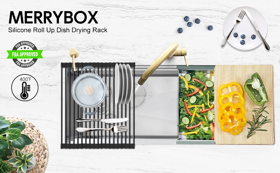 Roll Up dish drying rack