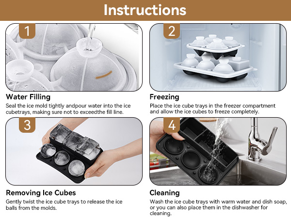 silicone ice cube tray