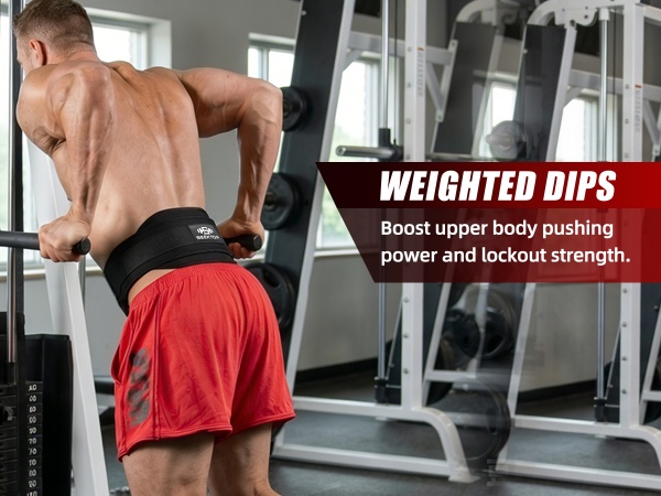 dip belt weight lifting belt for weighted dips weightlifting pull up gym squat for men women