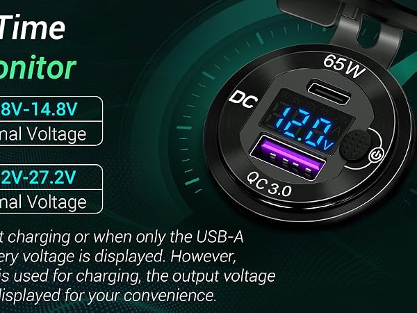 led voltage display