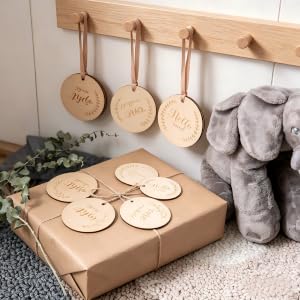 wood tags