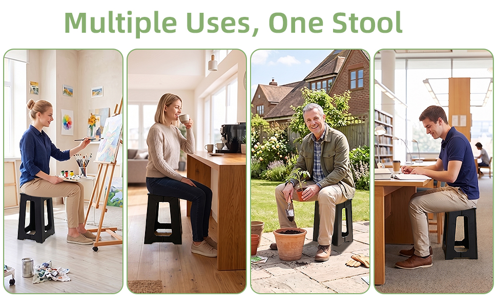 tall folding stool