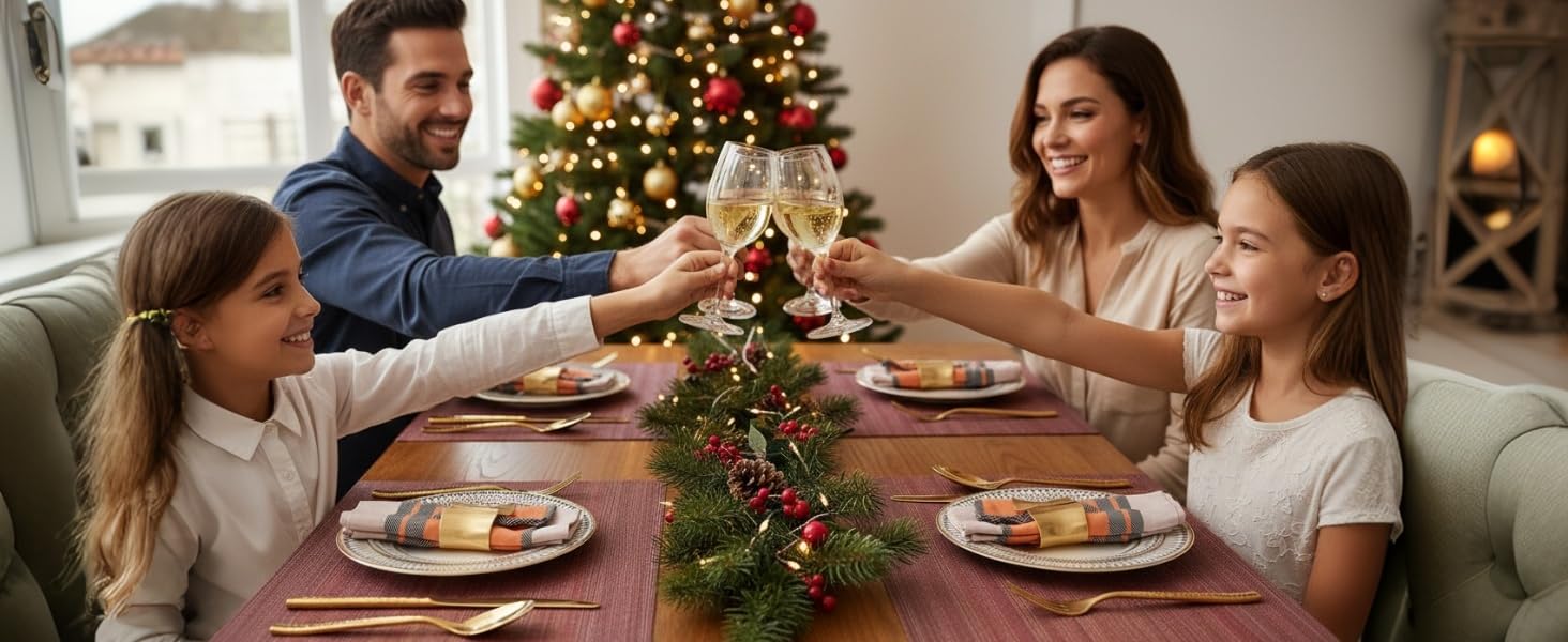 red placemats