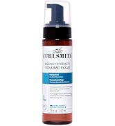 CURLSMITH Bouncy Strength Volume Foam for Curly Hair (7.5 oz) | Lightweight Volume-Enhancing Foam...