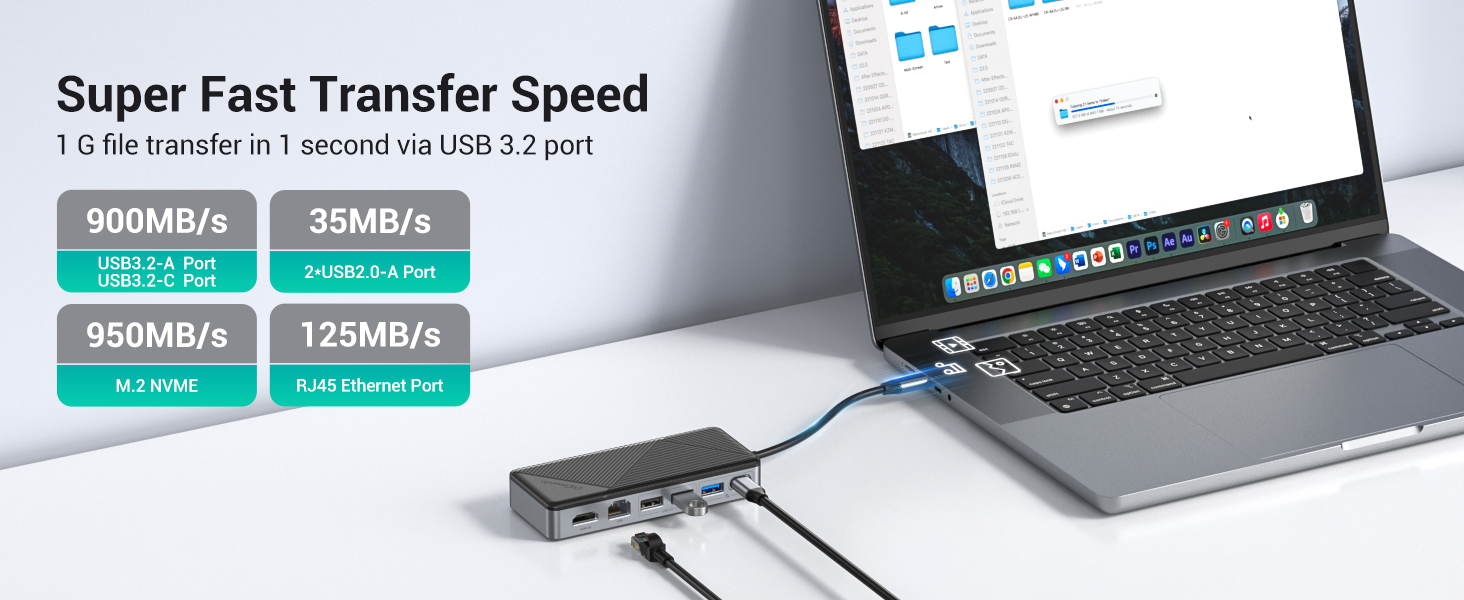 GiGimundo GM28PR usb c hub nvme sdd enclosure with rj45 ethernet A+2-3