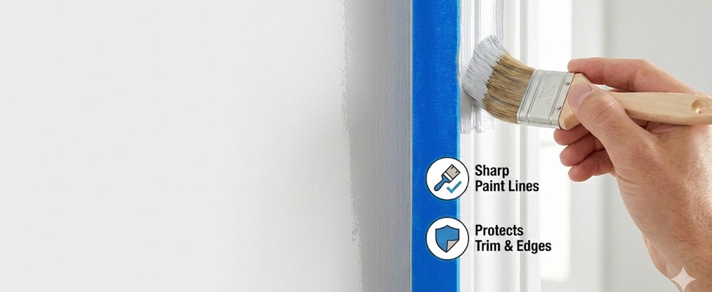blue painters tape