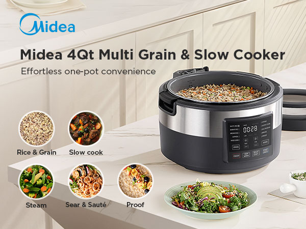 Midea 4QT Multi grain & slow cooker