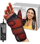 sticro Wrist Thumb Brace Heating Pad for Arthritis and Carpal Tunnel Relief, Heated Wrap for Spra...