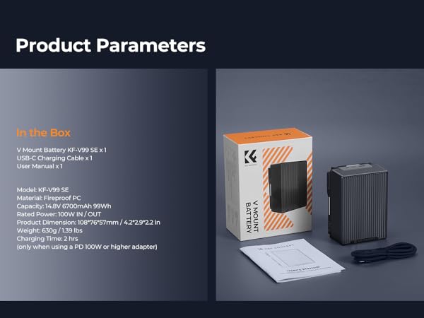 99wh v mount battery