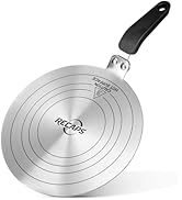 RECAPS 9.45 inch Stainless Steel Induction adapter plate for Induction Electric Gas Glass Cooktop...