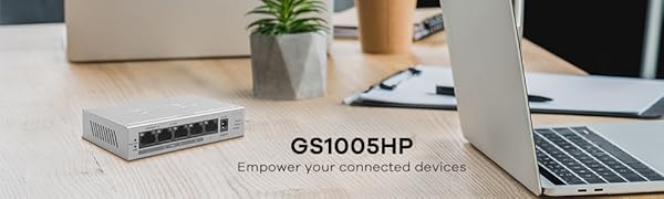 Zyxel GS1005HP Gigabit Switch Splitter POE POE+