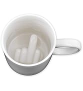 DS. DISTINCTIVE STYLE Ceramic Middle Finger Coffee Cup 350ml 11.8oz Funny Coffee Mug Tea Cup with...
