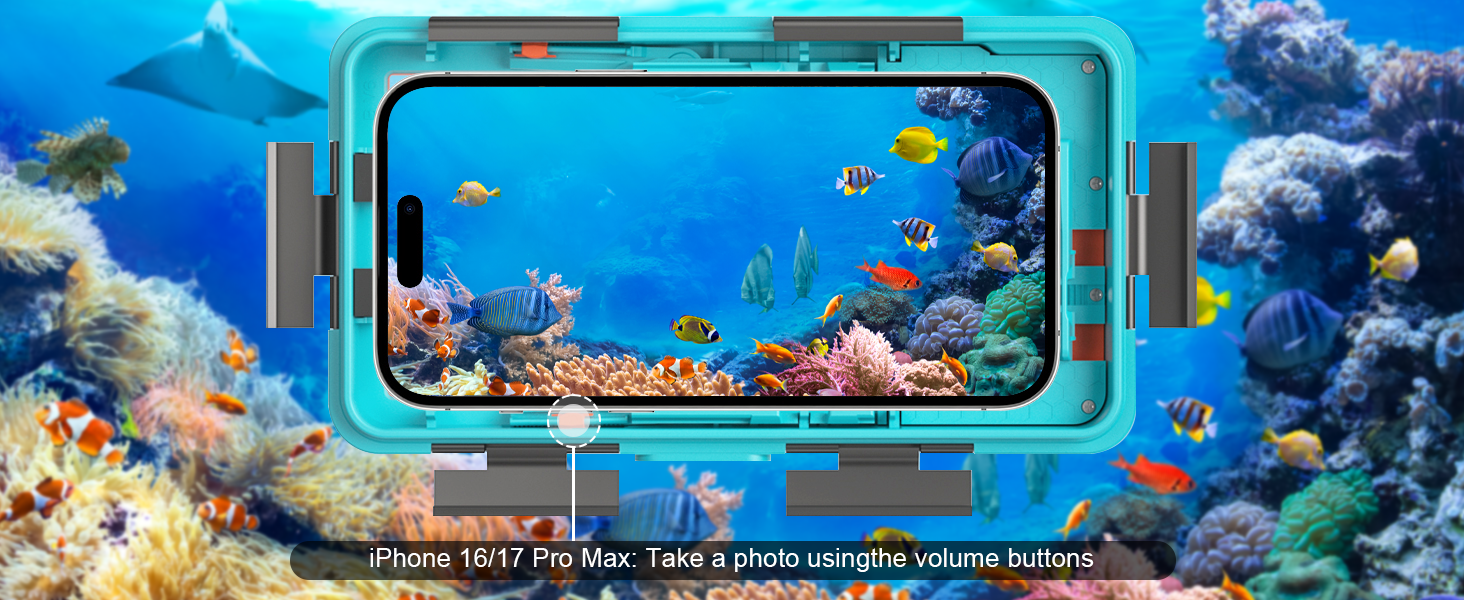 high-performance underwater phone case