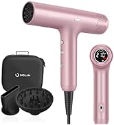 Hair Dryer, IG INGLAM 110, 000 RPM High-Speed Blow Dryer with LED Display, 1300W Low Noise Negati...