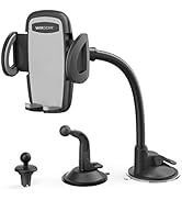 WixGear 3-in-1 Universal Car Phone Mount, Phone Holder for Car, Cell Phone Car Mount Air Vent Hol...