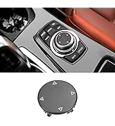 Jaroxn Compatible with BMW iDrive Knob Button Replacment Multimedia iDrive Control Knob Button fo...