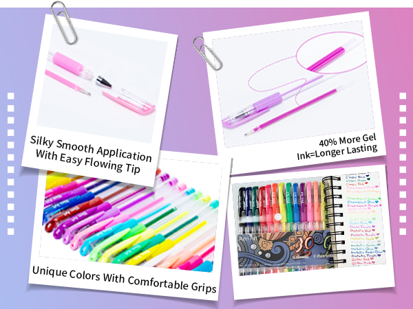 Gel Pens for Adult Coloring Books