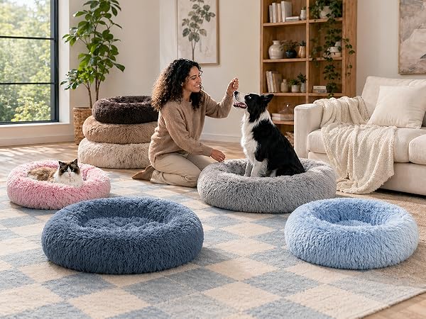 plush dog bed MP A+ 4-3
