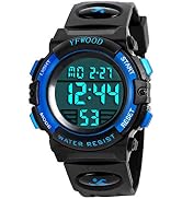 YFWOOD Kids Digital Watch Waterproof Outdoor Watches Children Casual Electronic Analog Quartz Wri...