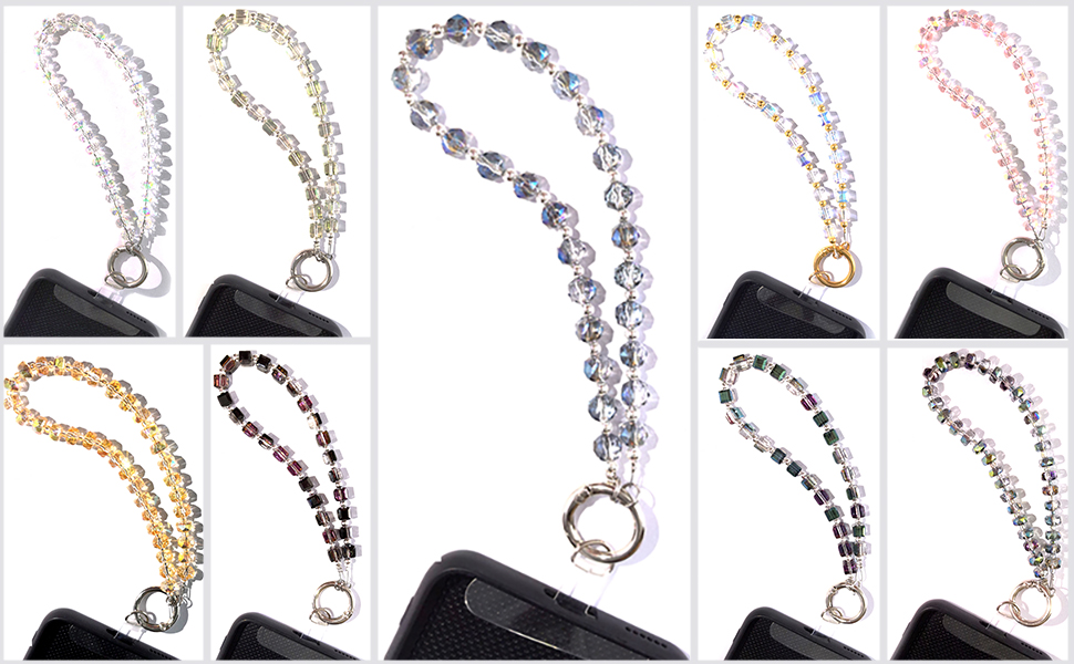 cell phone beaded wristlet