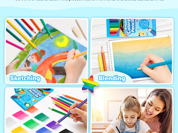 erasable colored pencils