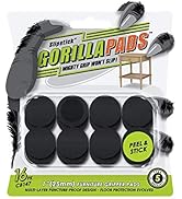 Slipstick GorillaPads CB147 Non Slip Furniture Pads/Gripper Feet (Set of 16) Self Adhesive Rubber...