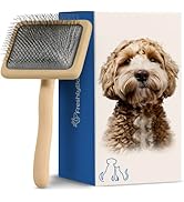 Doodle Slicker Dog Brush For Pet Grooming - Perfect For Goldendoodle & Poodle Hair Maintenance - ...