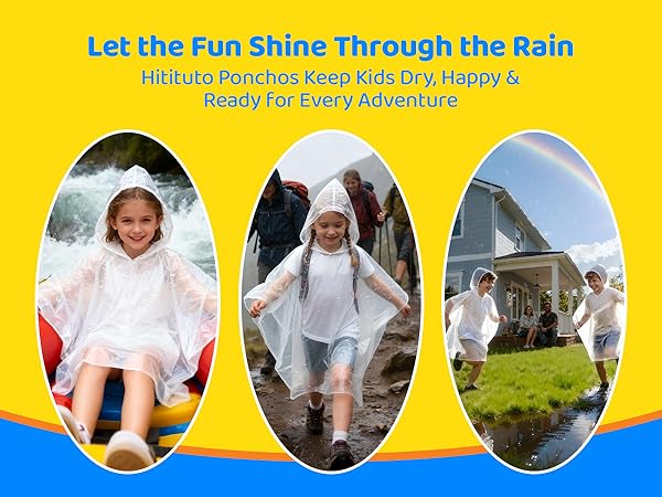 rain poncho clear with hood