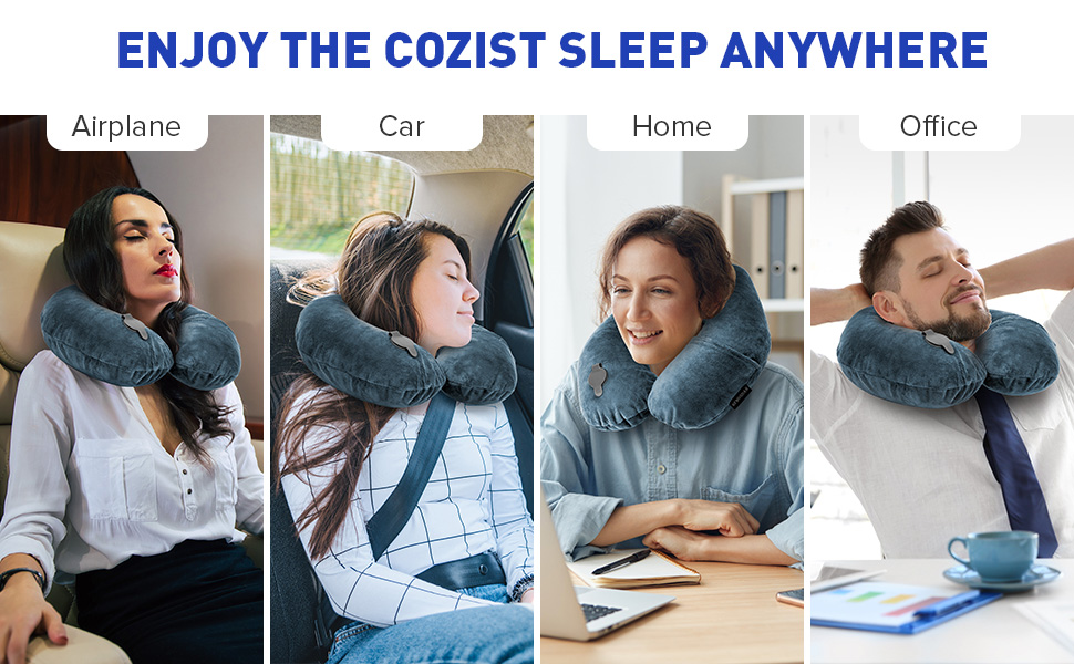 airplane pillow inflatable