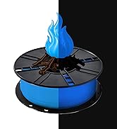 iBOSS 3D PLA Plus Printer Filament, 1.75mm Glow in The Dark Blue PLA+ Filament for 3D Printing, 1...