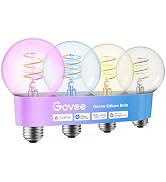 Govee Edison Bulbs, Smart Vintage Light Bulbs, RGB Color Changing and Tunable White, Compatible w...