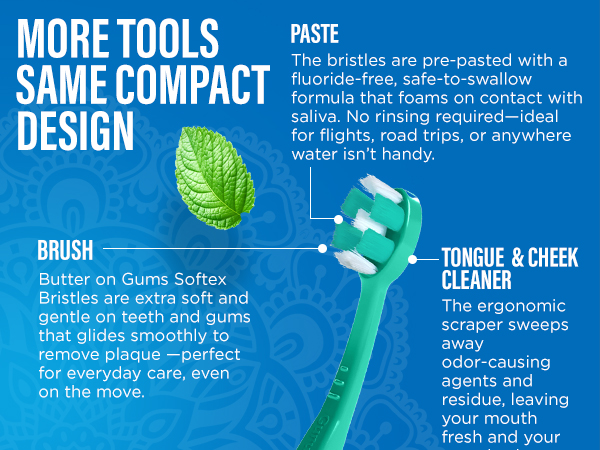 Disposable toothbrush Gurunanda