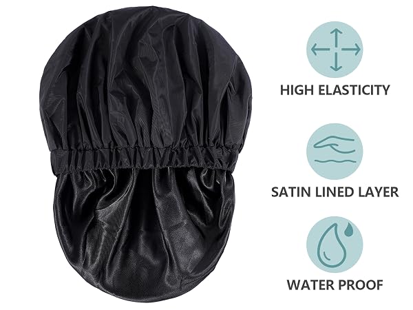 large shower cap for women