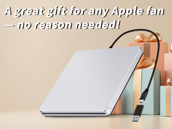 This external CD/DVD drive for PC makes them a versatile option for people who use multiple devices